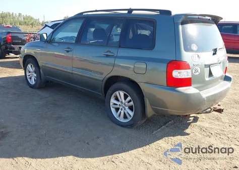 2007 Toyota Highlander Hybrid Limited V6 from USA, damaged, VIN JTEGW21A770018128